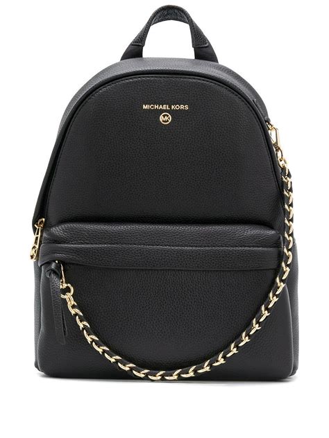 michael kors black bookbag|Michael Kors backpack new collection.